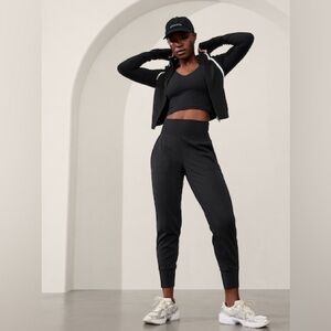 Athleta Black Track Pants & Joggers